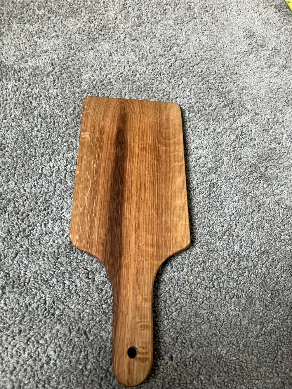 Wooden Paddle Serving Board - Brown